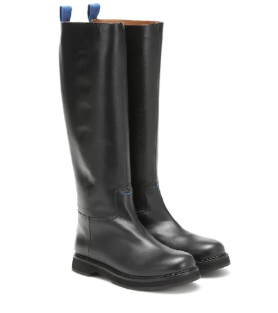 Joseph Leather Boots In Black