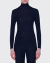 AKRIS SEAMLESS RIBBED TURTLENECK SWEATER,PROD148561440