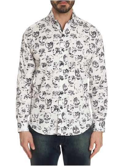 Robert Graham Barnes Regular Fit Button-up Shirt In White