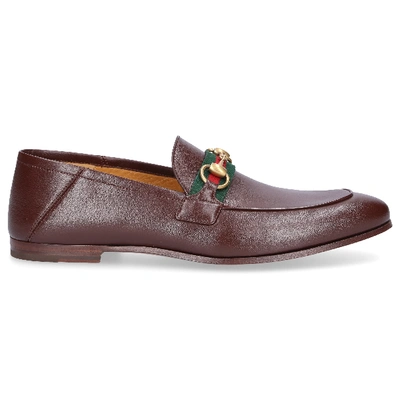 Gucci Slip-on Shoes Dlcc0 In Brown