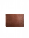 ISAAC REINA BROWN LEATHER MOUSE PAD,319/CHESTNUT