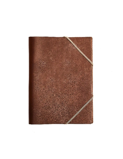 Isaac Reina Brown Leather Folder