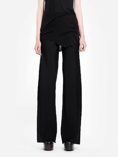 Rick Owens Trousers In Black