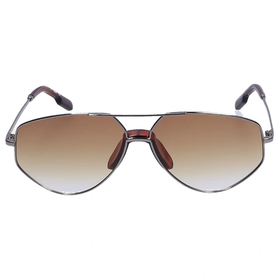 Kenzo Women Sunglasses Aviator 40014u 12w Metal Silver