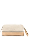 Beis The Dopp Cosmetics Case In Beige