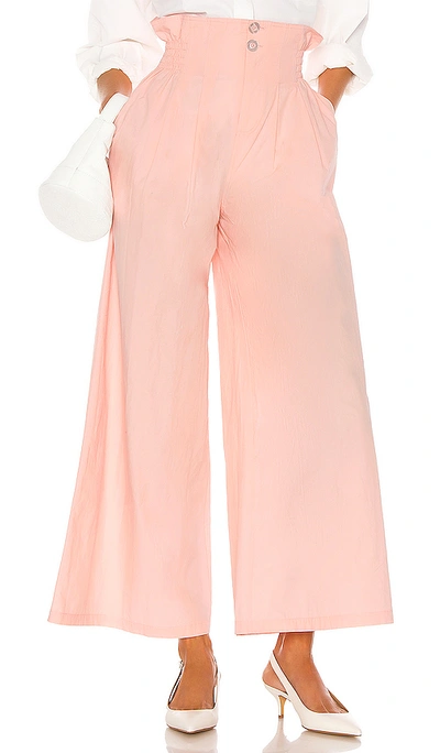 L'academie The Marielle Trouser In Pink