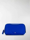 ANYA HINDMARCH LOGO ZIPPED COSMETIC BAG,AW18014213239814171503