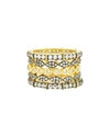 FREIDA ROTHMAN CLASSIC MIXED-STACK RINGS, SET OF 5,PROD224230059