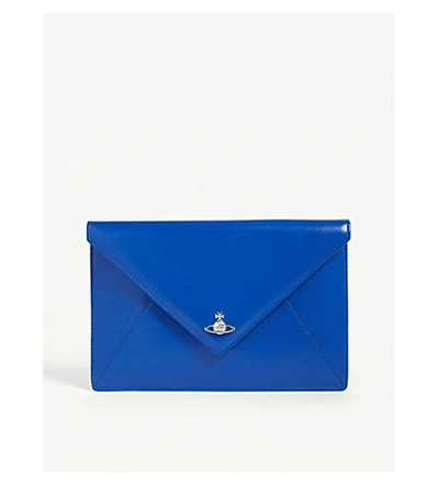Vivienne Westwood Bags Private Envelope Pouch In Blue