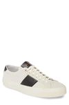 Good Man Brand Legacy Sneaker In White / Black Calf Suede