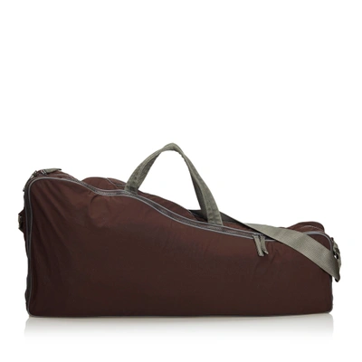 Prada Brown Travel Bag