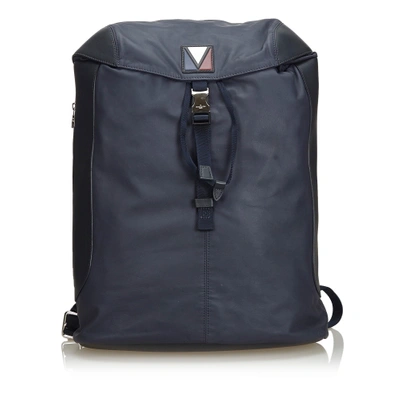 Pre-owned Louis Vuitton Black V-line Pulse Backpack