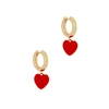 BAUBLEBAR Fiona heart earrings
