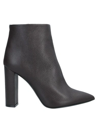 Gianni Marra Ankle Boot In Dark Brown