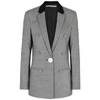 ALEXANDER WANG Grey brushed-twill blazer