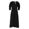 N°21 Black ruched midi dress