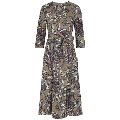 's Max Mara Lacca Floral-print Cotton Midi Dress In Multicoloured