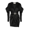 ALEXANDRE VAUTHIER Black silk-blend mini dress