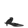 THE ROW COCO 50 BLACK LEATHER MULES,3537334