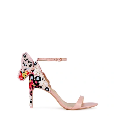 Sophia Webster Chiara 85 Winged Leather Sandals In Light Pink