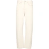 AGOLDE 90'S OFF-WHITE WIDE-LEG JEANS