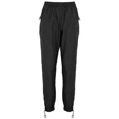 Adam Selman Sport Crystal-embellished Shell Sweatpants In Black And Other