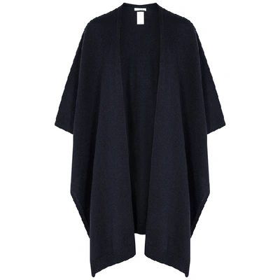 The Row Hern Navy Cashmere Cape
