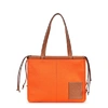 LOEWE CUSHION LARGE ORANGE CANVAS TOTE