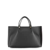 VALENTINO GARAVANI Escape medium black leather tote