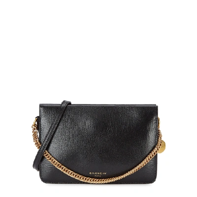 Givenchy Cross3 Small Leather Cross-body Bag In Black