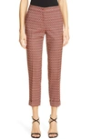 ETRO STRAIGHT LEG CUFFED JACQUARD PANTS,176470654