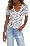 Rails Cara Tee In Snow Leopard