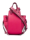 LOEWE Mini Hammock crossbody bag RASPBERRY