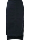 N°21 SLIT MIDI PENCIL SKIRT