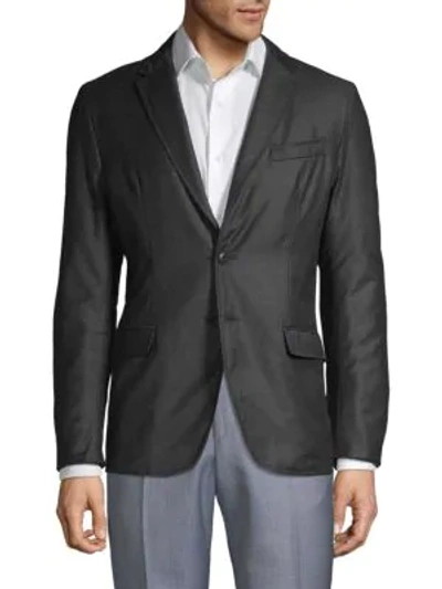 Burberry Mayfield Wool Sportcoat In Charcoal