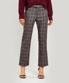 ISABEL MARANT DERYS CHECKED SUIT TROUSERS,5057865708201
