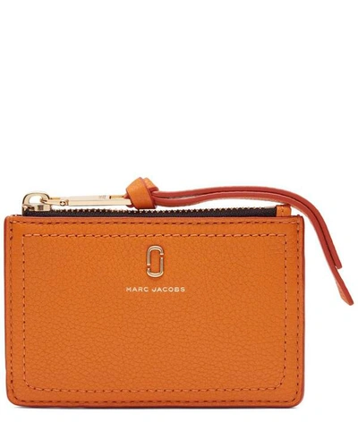 Marc Jacobs The Softshot Top-zip Multi Wallet In Kumquat