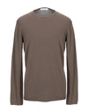 Cruciani Sweaters In Khaki