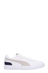 PUMA RALPH SAMPSON SNEAKERS IN WHITE LEATHER,10998035