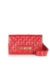 LOVE MOSCHINO QUILTED ECO-LEATHER CROSSBODY BAG,10998058