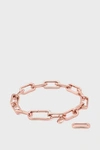 Monica Vinader Rose Gold Plated Vermeil Silver Alta Capture Charm Bracelet In R Gold