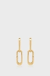 Monica Vinader 18kt Gold Vermeil Alta Capture Charm Drop Earrings In Gold