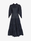 CHLOÉ CHLOÉ DENIM TIERED MIDI DRESS,CHC19ADR6315513704563