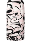 EMILIO PUCCI FORTUNA PRINT PENCIL SKIRT