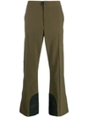 ACNE STUDIOS ACNE STUDIOS STRAIGHT LEG SKI TROUSERS - 绿色