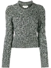 ALEXANDER MCQUEEN MARL KNITTED JUMPER