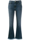 FRAME CROPPED BOOTCUT JEANS