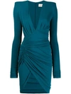 ALEXANDRE VAUTHIER LONG-SLEEVE FITTED DRESS