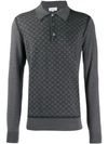 BRIONI EMBROIDERED POLO SHIRT
