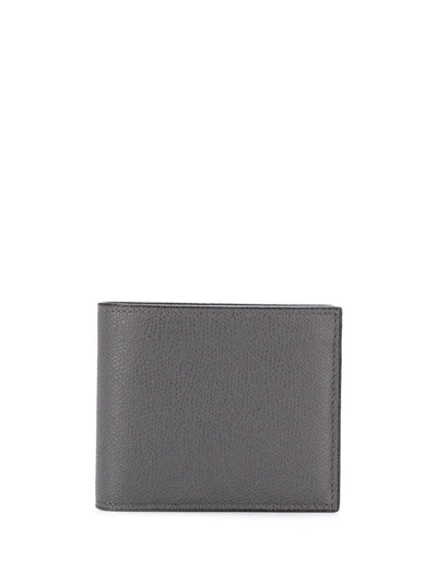 Valextra Smooth Square Wallet In Grey
